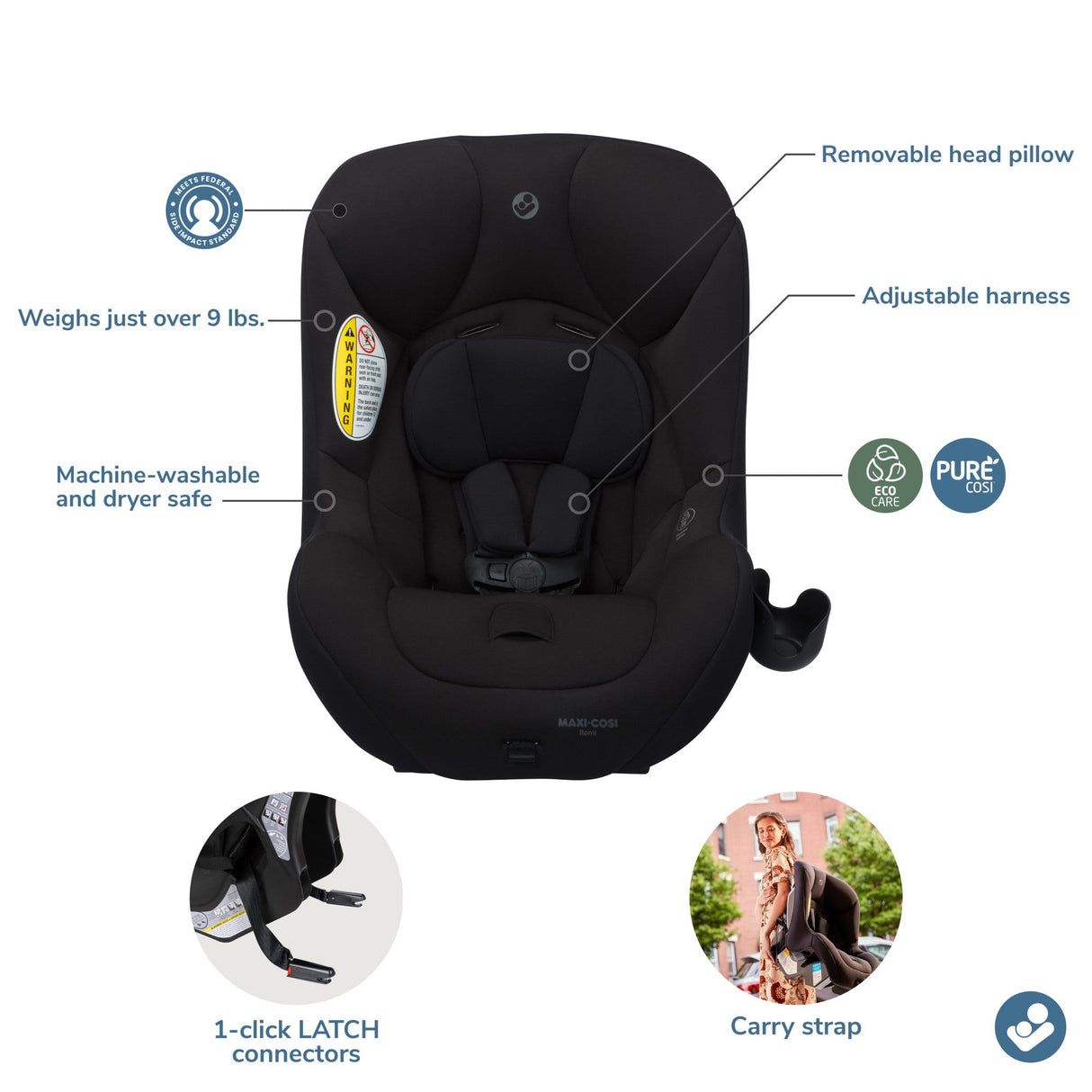 Maxi-Cosi Romi 2-in-1 Convertible Car Seat - Kid's Stuff Superstore