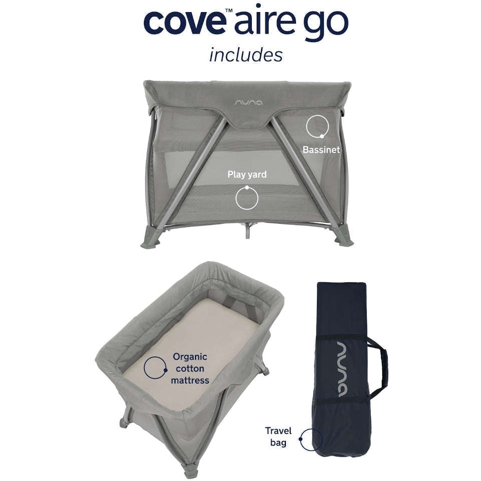 Nuna COVE Aire Go Playard + Bassinet - Kid's Stuff Superstore