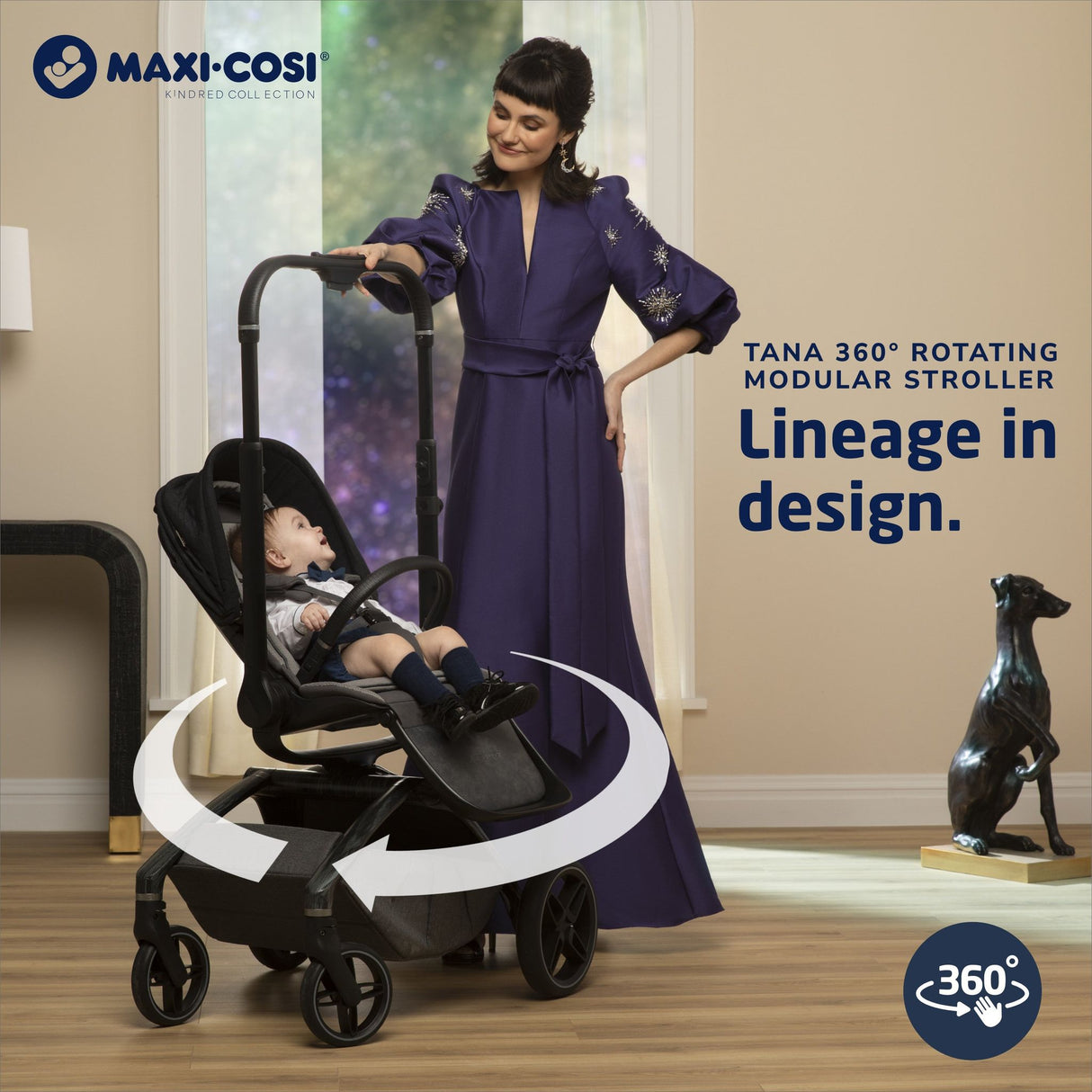 Maxi-Cosi Kindred Tana 360° Rotating Modular Stroller - Kid's Stuff Superstore
