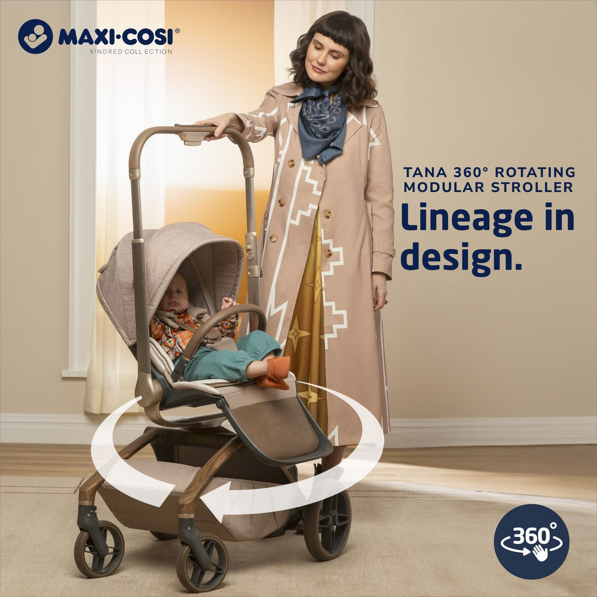 Maxi-Cosi Kindred Tana 360° Rotating Modular Stroller - Kid's Stuff Superstore