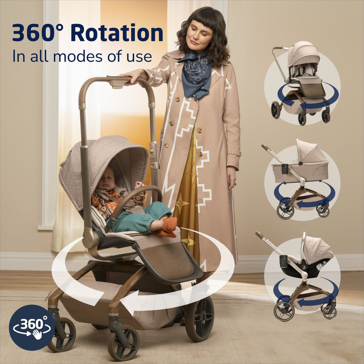 Maxi-Cosi Kindred Tana 360° Rotating Modular Stroller - Kid's Stuff Superstore