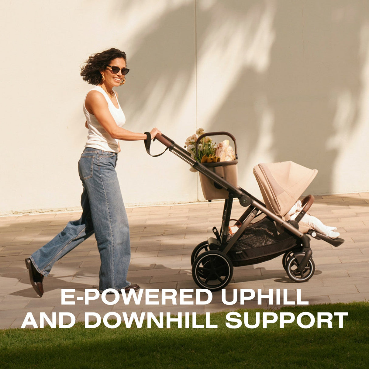 Cybex e-Gazelle S Electronic Assist Single-to-Double Stroller - Kid's Stuff Superstore