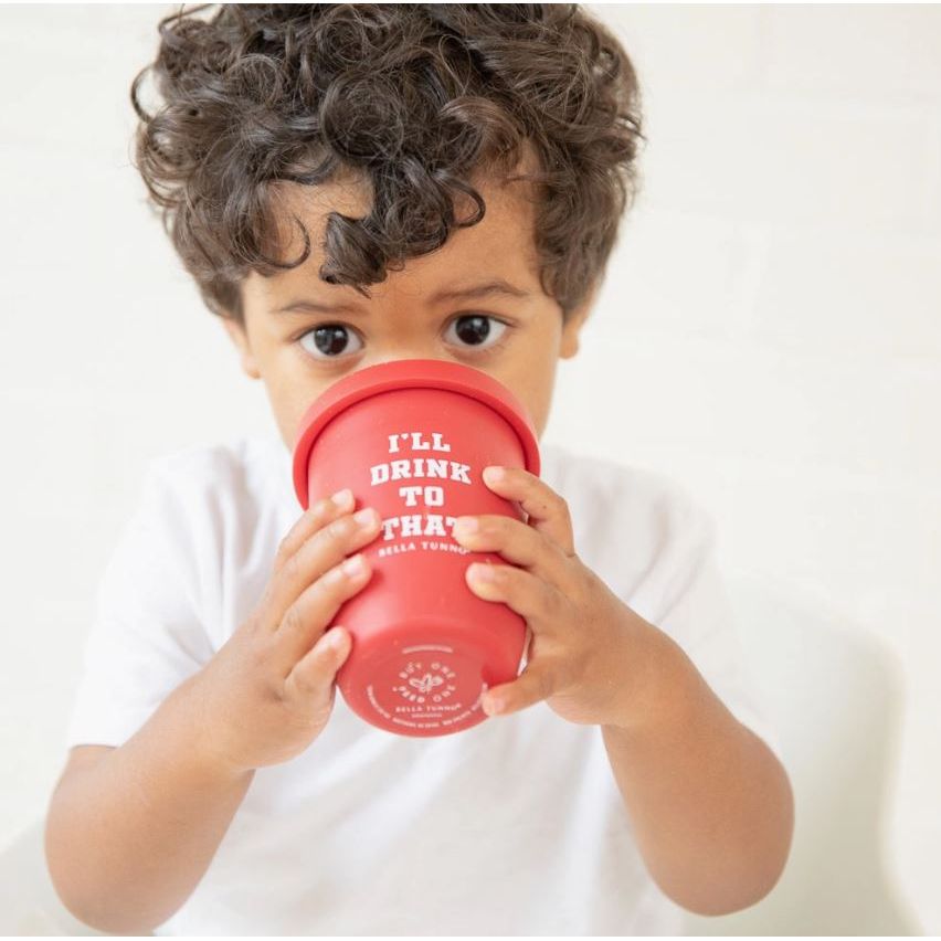 Bella Tunno Drink to that Sippy Cup - Red - Kid's Stuff Superstore