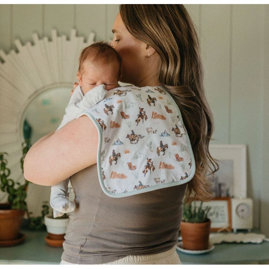 Copper Pearl Premium Baby Burp Cloths 3-Pack - Boone