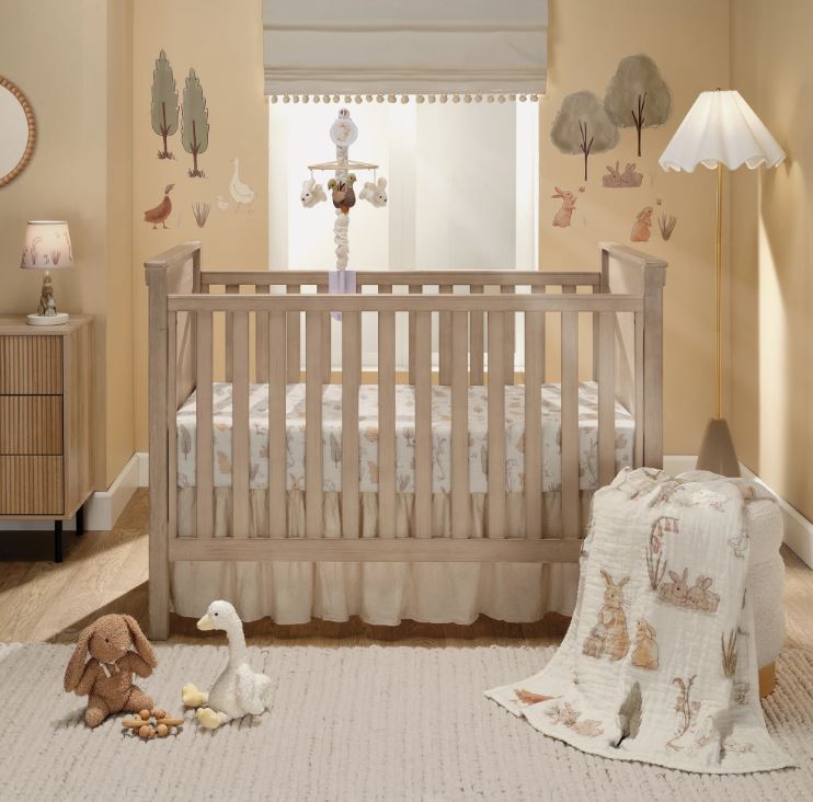 Lambs & Ivy- Bunny Hop 3 PC Bedding Set