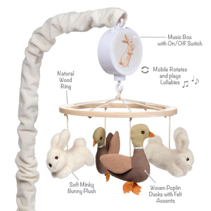 Lambs & Ivy- Bunny Hop Musical Mobile
