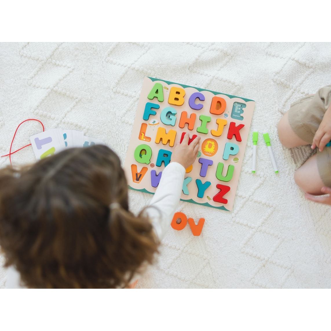 Alphabet Puzzle Set with Flashcards and Whiteboard - Kid's Stuff Superstore