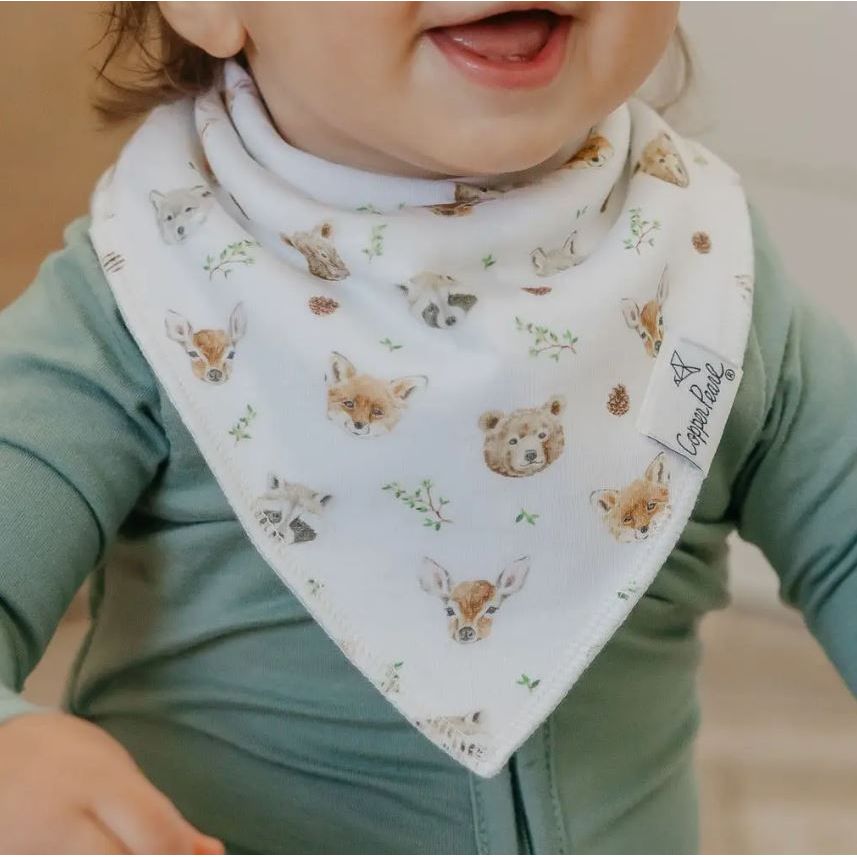 Copper Pearl Baby Bandana Bibs 4 Pack - Wilder - Kid's Stuff Superstore