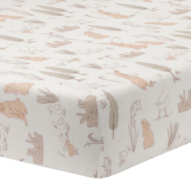 Lambs & Ivy- Bunny Hop 3 PC Bedding Set