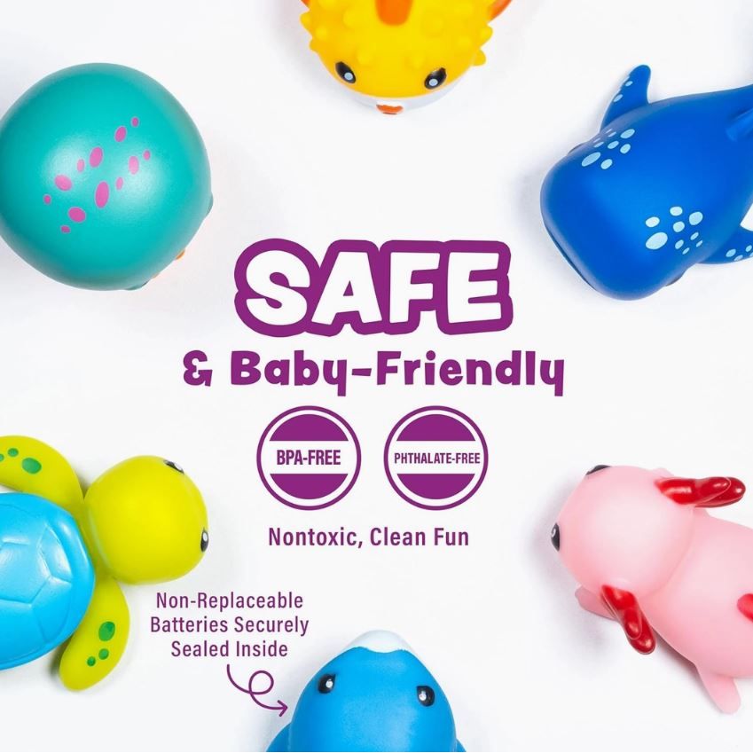Under The Sea Light Up Bath Toys