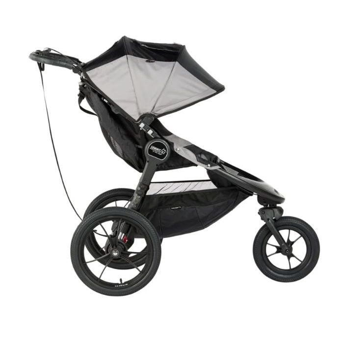 Baby Jogger Summit X3 Single Jogging Stroller, Black/Gray - Kid's Stuff Superstore