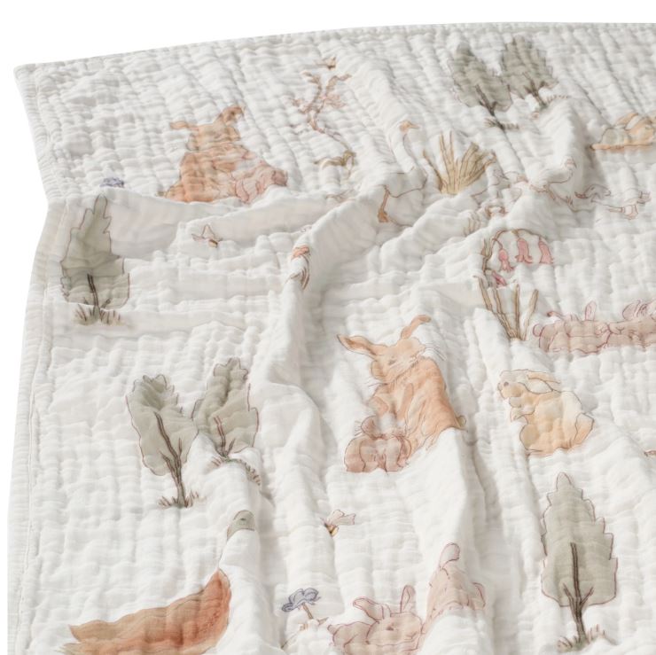 Lambs & Ivy- Bunny Hop 3 PC Bedding Set