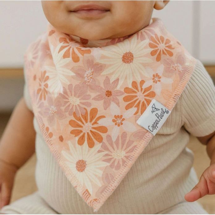 Copper Pearl Baby Bandana Bibs 4 Pack - Rue