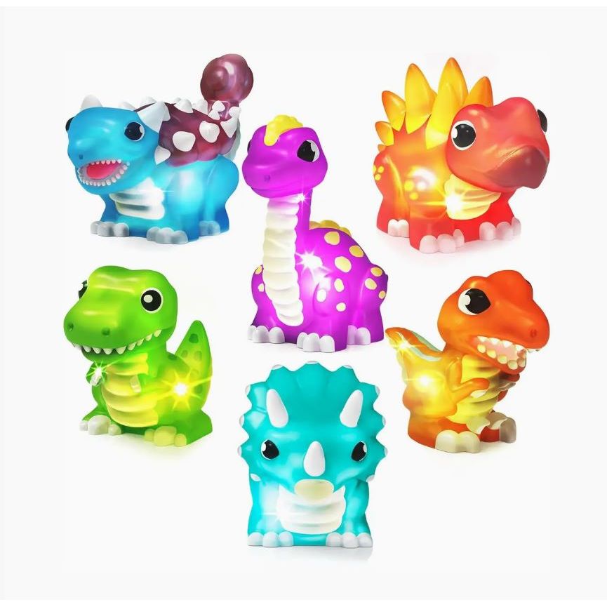 Dinosaur Light Up Bath Toys