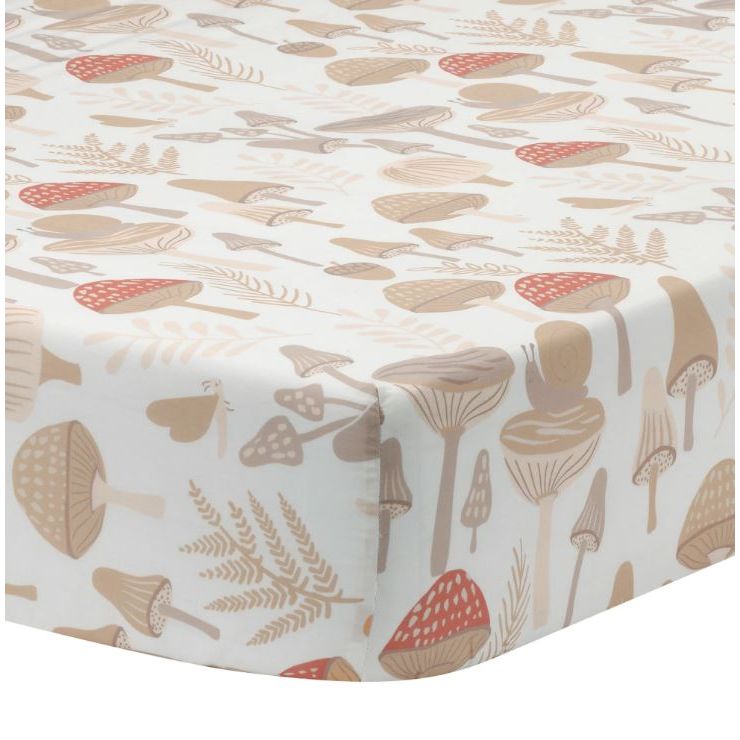 Lambs & Ivy- Mushroom Meadow 3 PC Bedding Set