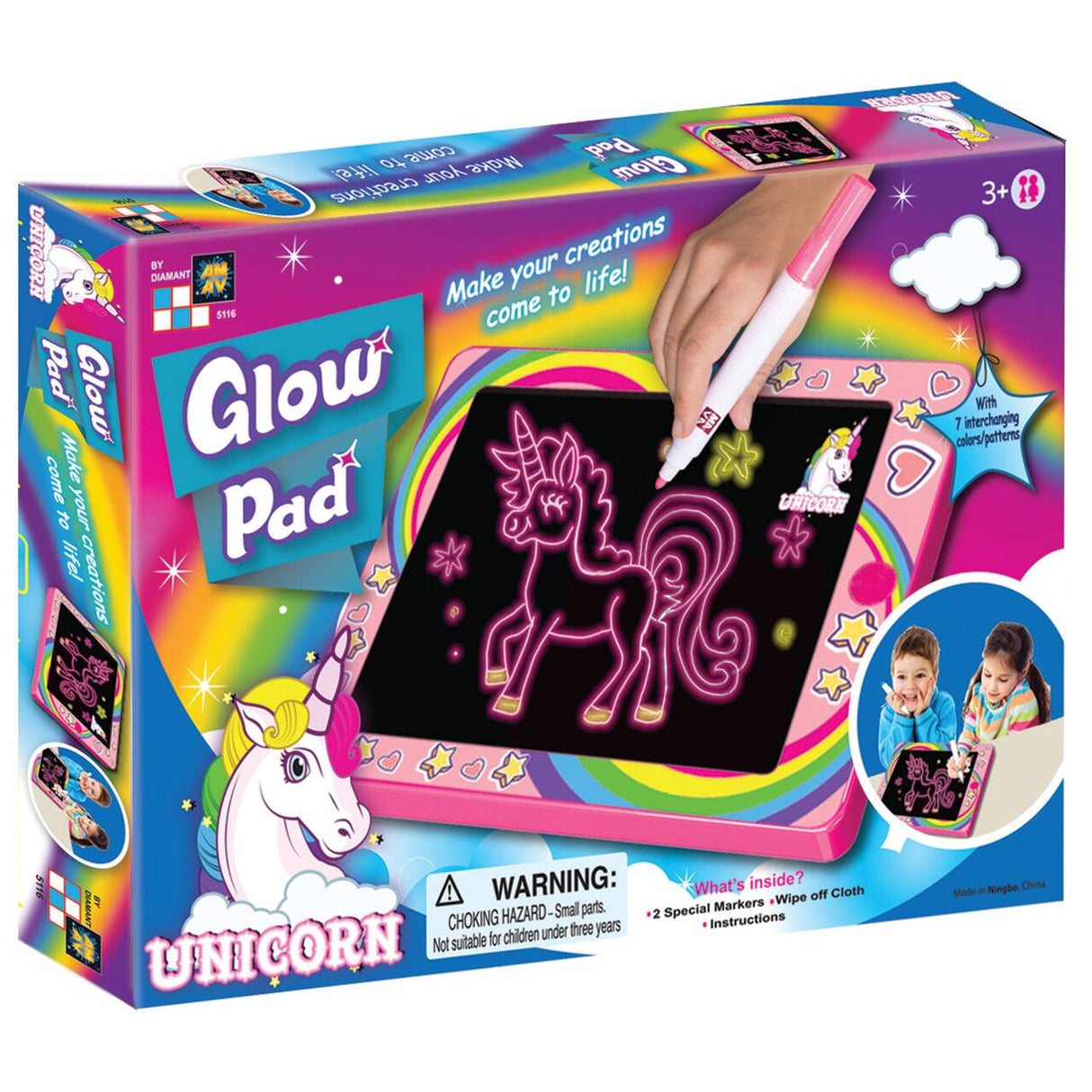 Unicorn Glow Pad Drawing Board - Kid's Stuff Superstore