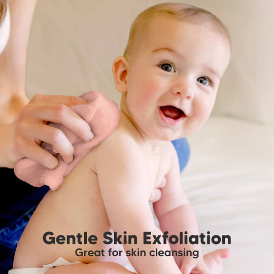 KeaBabies Deluxe Bamboo Washcloths - Blush Pink - Kid's Stuff Superstore