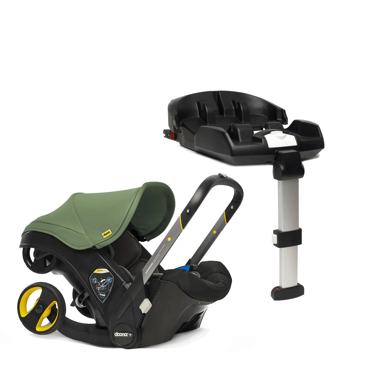 Doona Infant Car Seat & Stroller with Base - Desert Green - Kid's Stuff Superstore