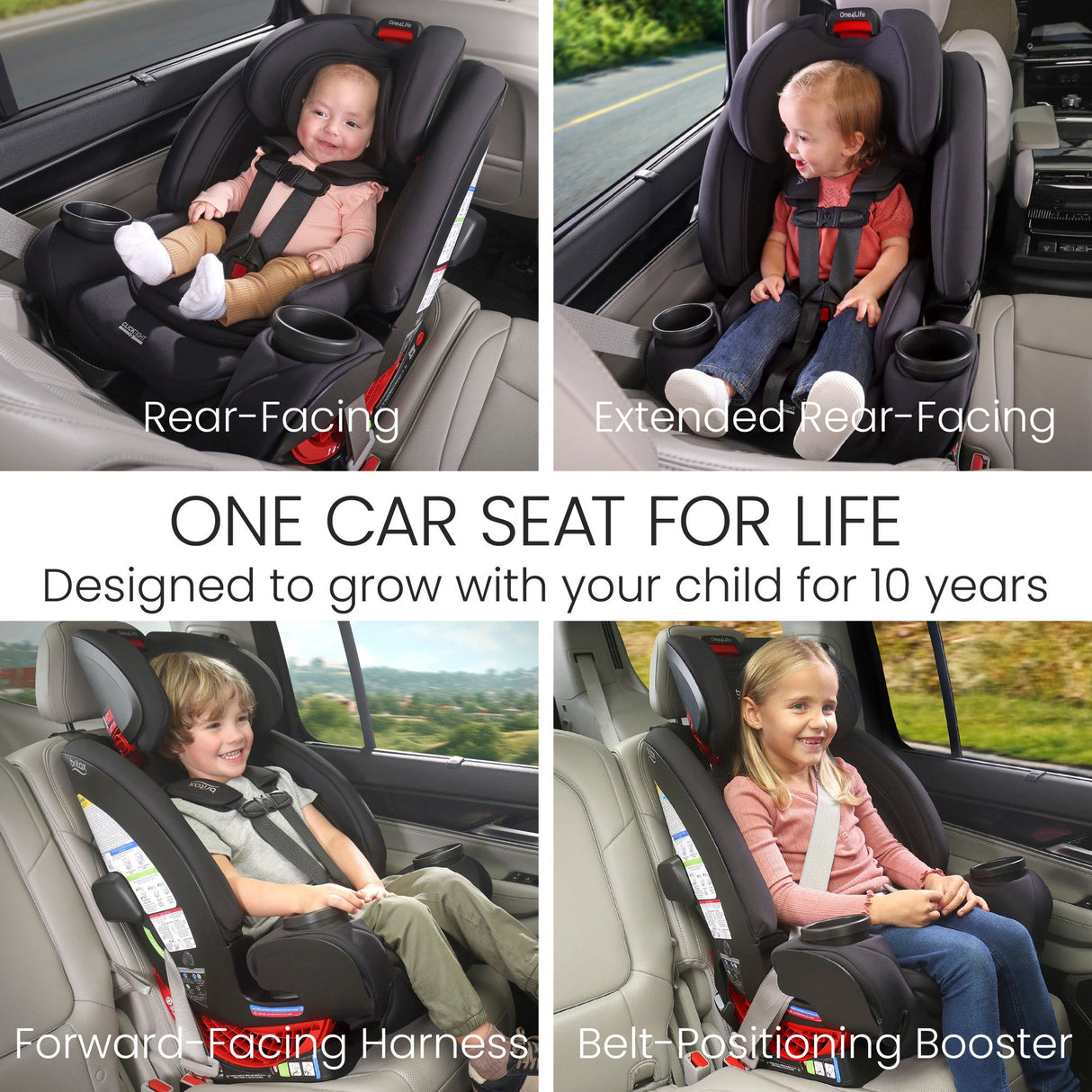 Britax One4Life All-in-One Car Seat with ClickTight Installation + SafeWash Fabrics - Kid's Stuff Superstore