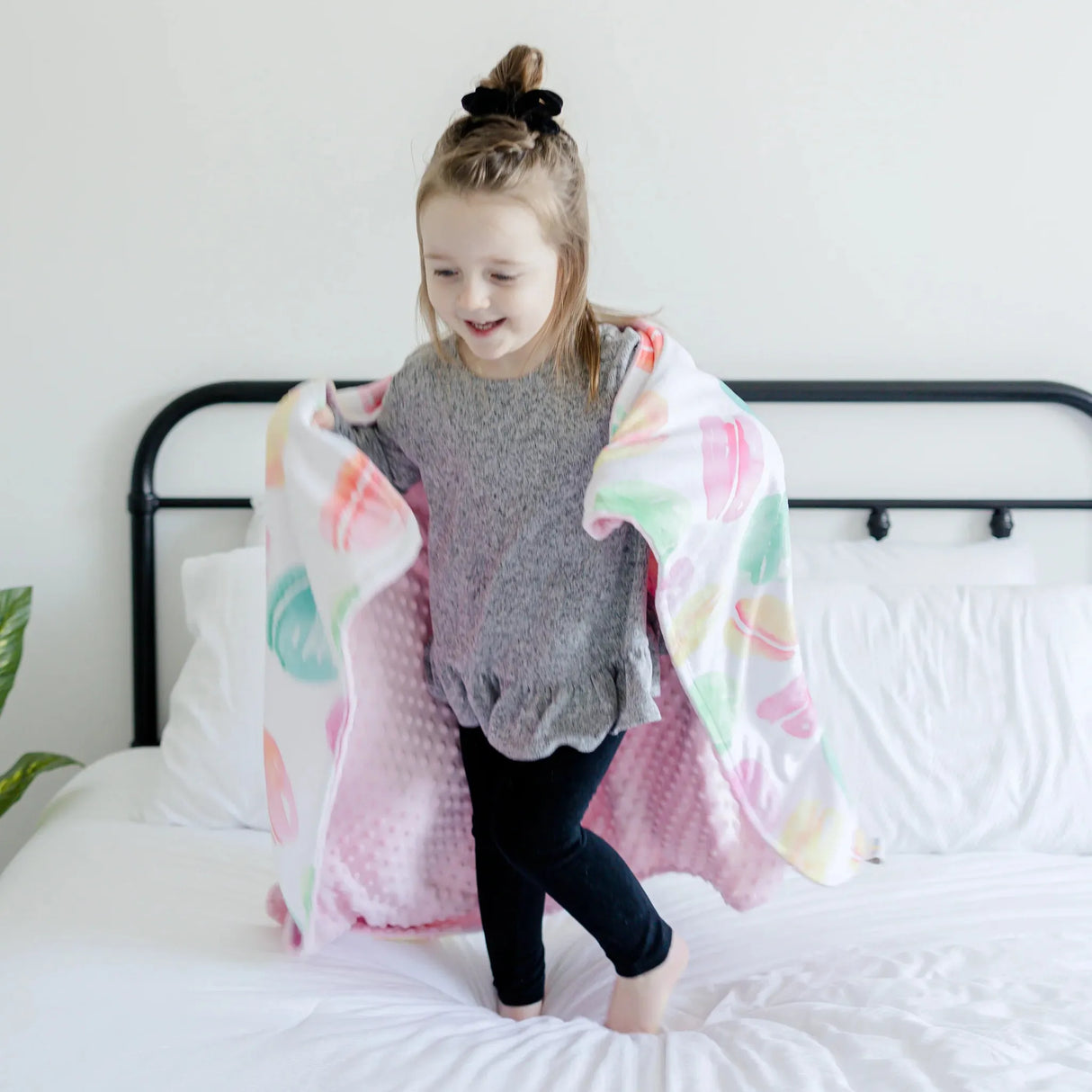 Honey Lemonade Minky Blanket - Macarons - Kid's Stuff Superstore