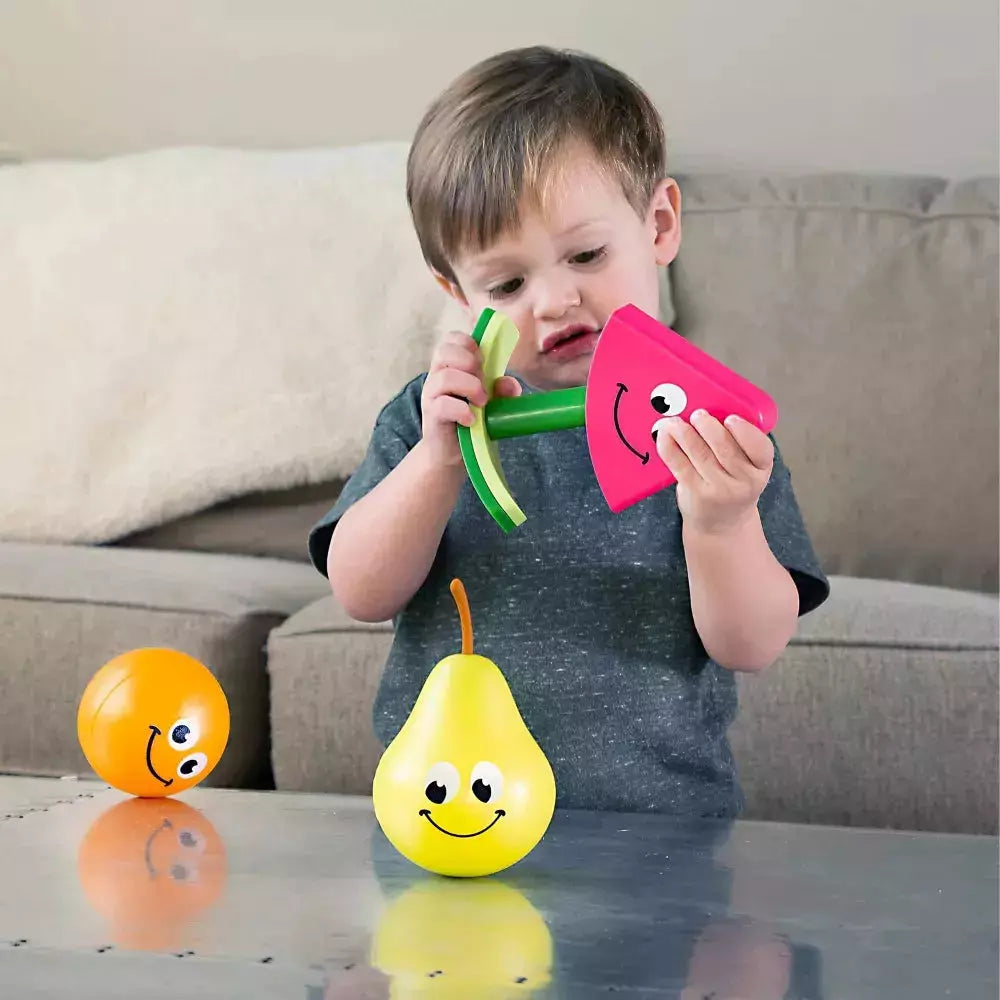 Fat Brain Toys - Fruit Friends 3-in-1 Toddler Toy - Kid's Stuff Superstore