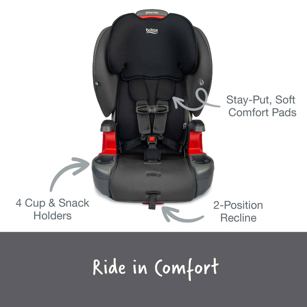 Britax Grow With You Harness-to-Booster with Safewash - Kid's Stuff Superstore