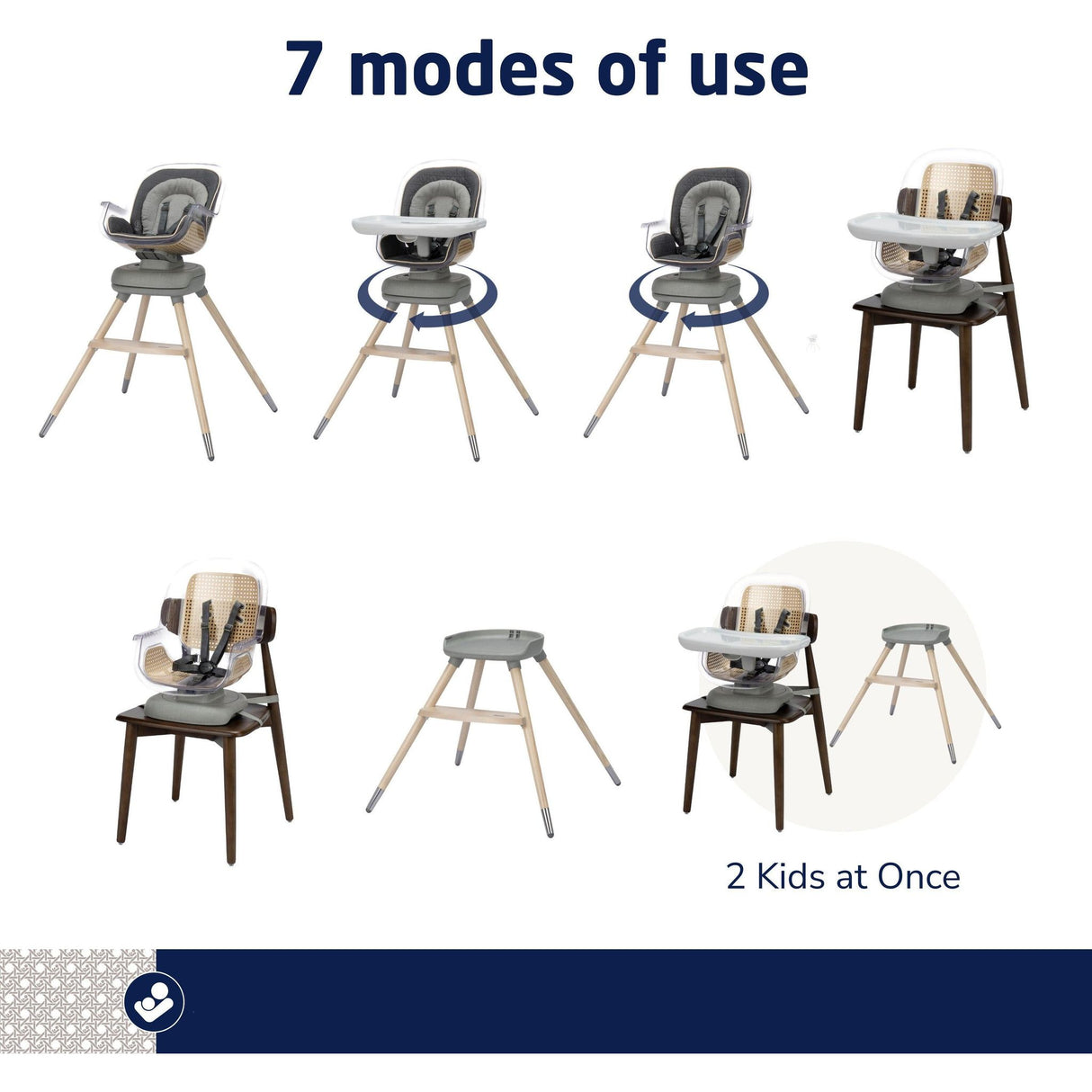 Maxi-Cosi Kindred Kiskadee 360° Rotating High Chair - Kid's Stuff Superstore