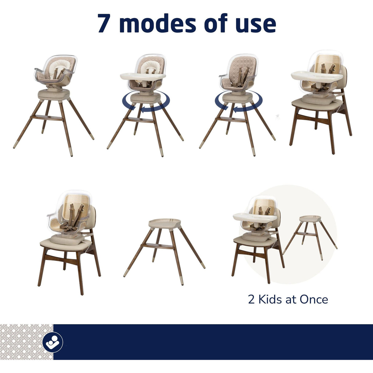 Maxi-Cosi Kindred Kiskadee 360° Rotating High Chair - Kid's Stuff Superstore