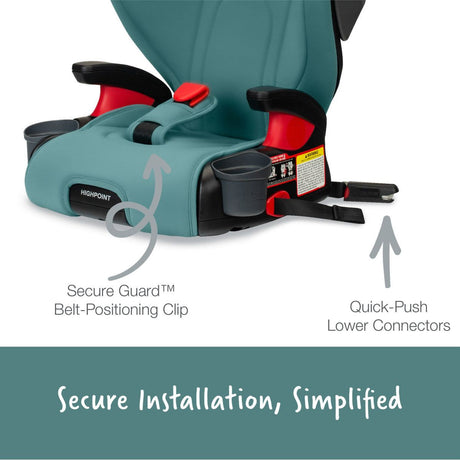 Britax Highpoint Backless Belt-Positioning Booster Seat with Safewash - Kid's Stuff Superstore