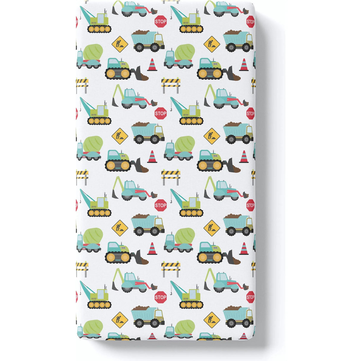 Honey Lemonade Crib Sheet - Construction - Kid's Stuff Superstore