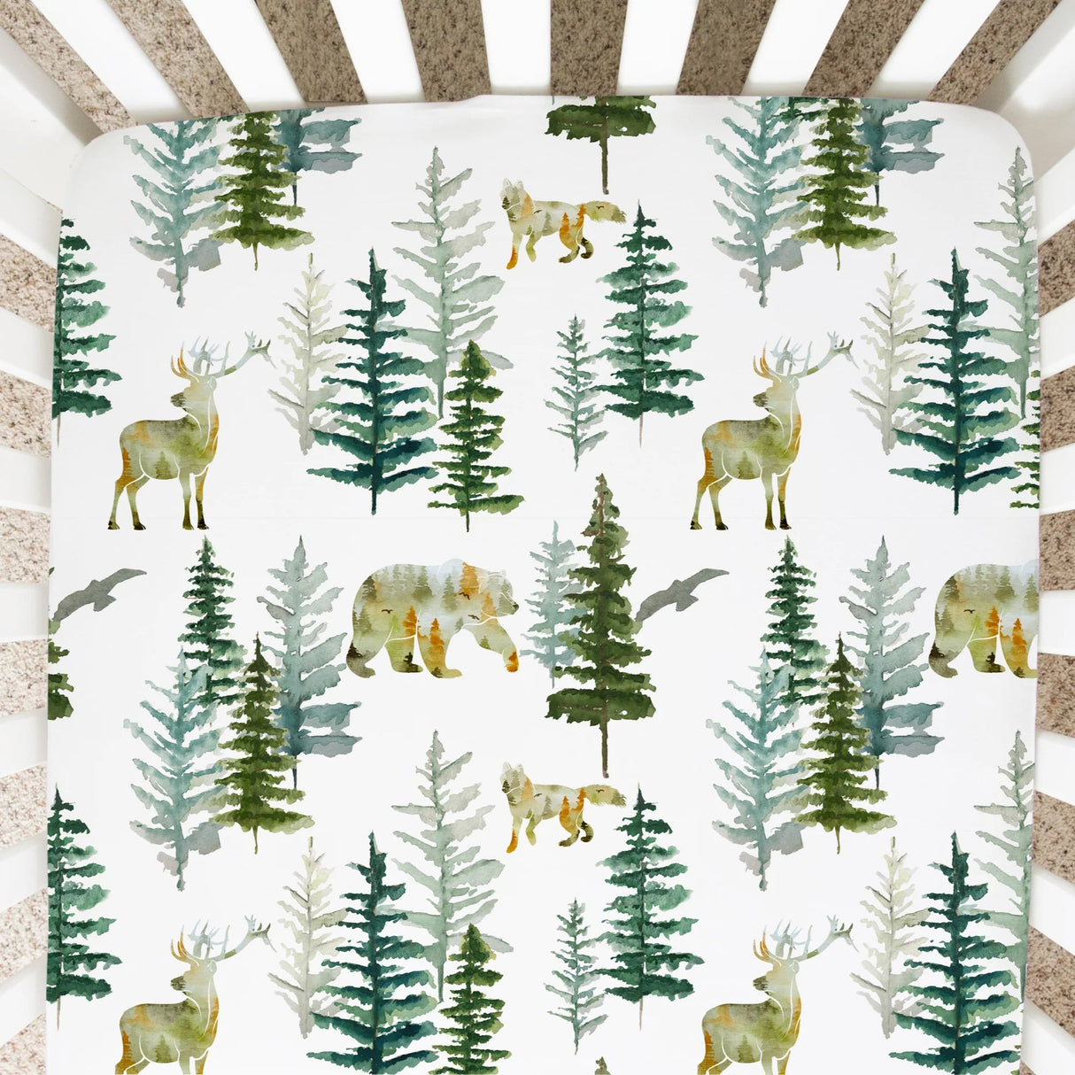 Honey Lemonade Crib Sheet - In the Woods - Kid's Stuff Superstore