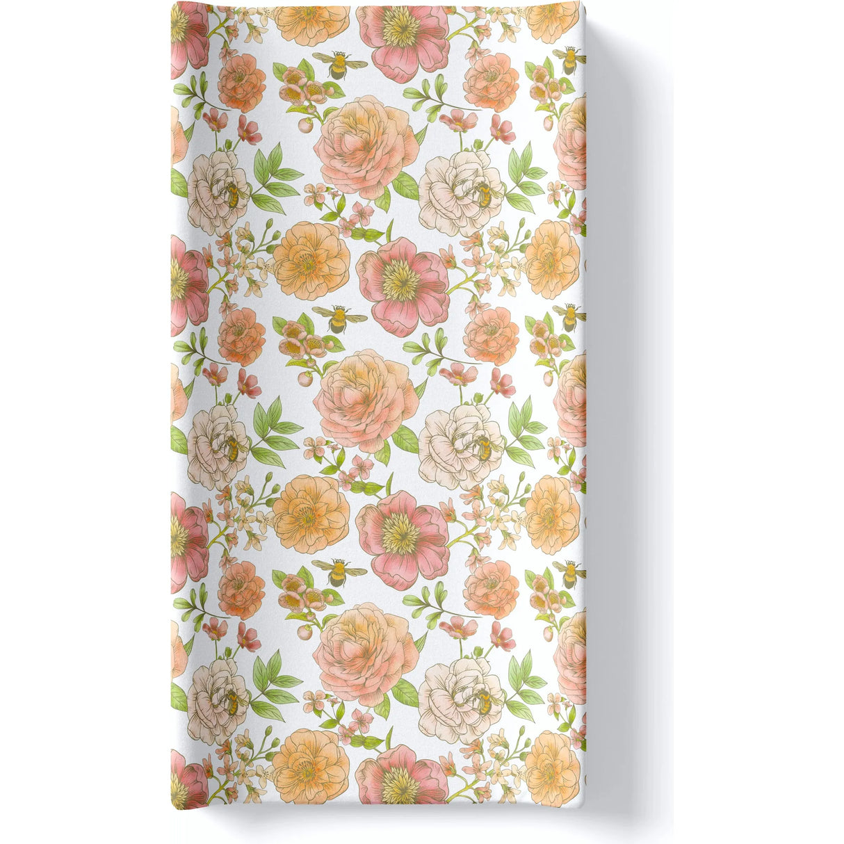 Honey Lemonade Changing Pad Cover - Botanical Floral - Kid's Stuff Superstore