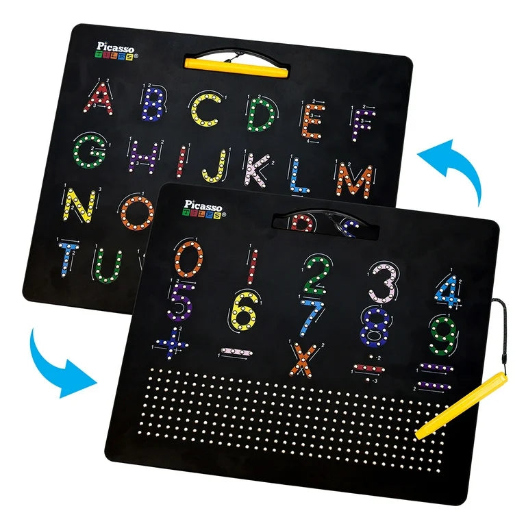 PicassoTiles 12"x10" Magnetic 2-in-1 Upper and Lower Case Drawing Board - Kid's Stuff Superstore