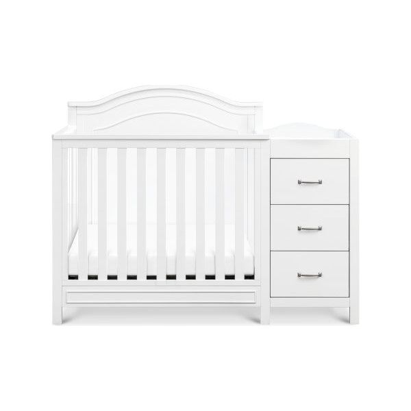 DaVinci Charlie 4-in-1 Convertible Mini Crib & Changer - White - Kid's Stuff Superstore