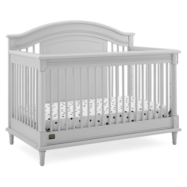 Juliette Convertible Crib with Toddler Rail and Double Dresser with Changing Tray - Moonstruck Grey - Kid's Stuff Superstore