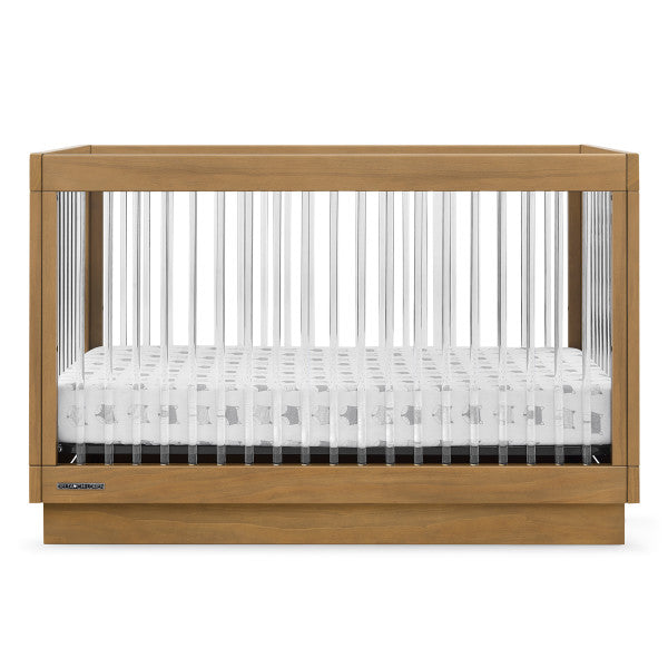 Delta James Convertible Crib with Toddler Rails and Double Dresser - Acorn - Kid's Stuff Superstore