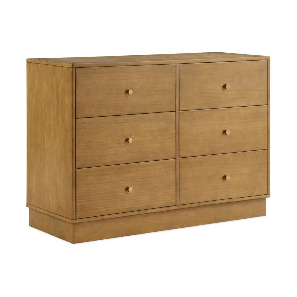 Delta James Convertible Crib with Toddler Rails and Double Dresser - Acorn - Kid's Stuff Superstore