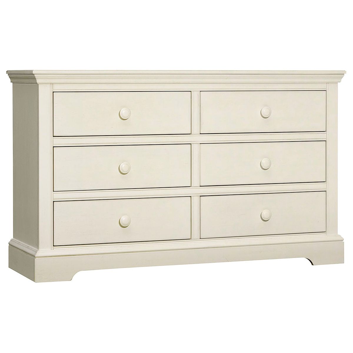 Westwood Hanley Island Crib and Double Dresser - Chalk - Kid's Stuff Superstore