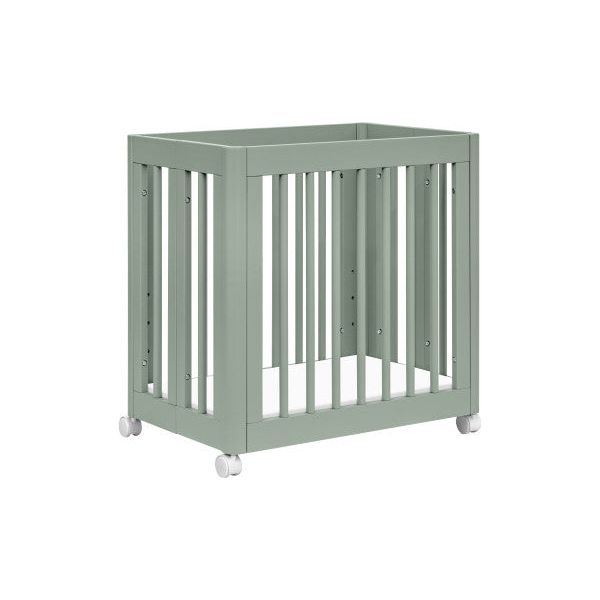 Babyletto Yuzu 8-in-1 Convertible Crib with All-Stages Conversion Kits - Light Sage - Kid's Stuff Superstore