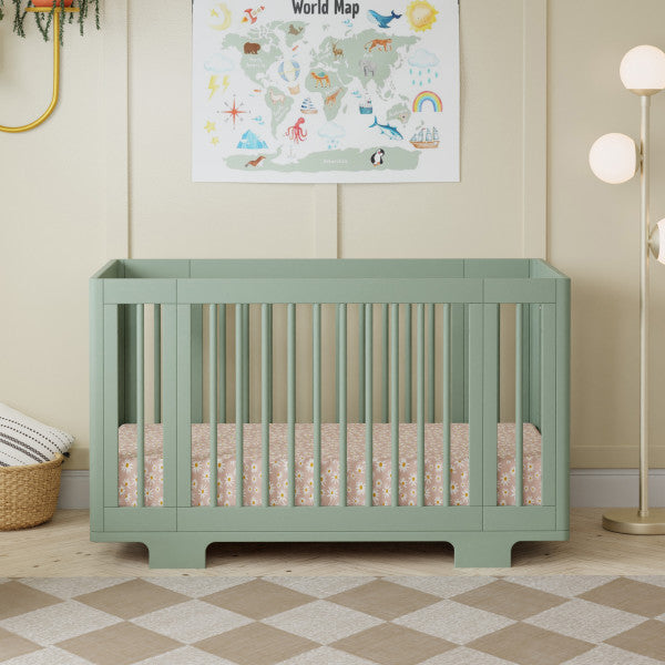Babyletto Yuzu 8-in-1 Convertible Crib with All-Stages Conversion Kits - Light Sage - Kid's Stuff Superstore