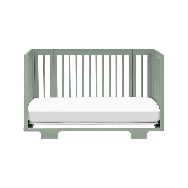 Babyletto Yuzu 8-in-1 Convertible Crib with All-Stages Conversion Kits - Light Sage - Kid's Stuff Superstore