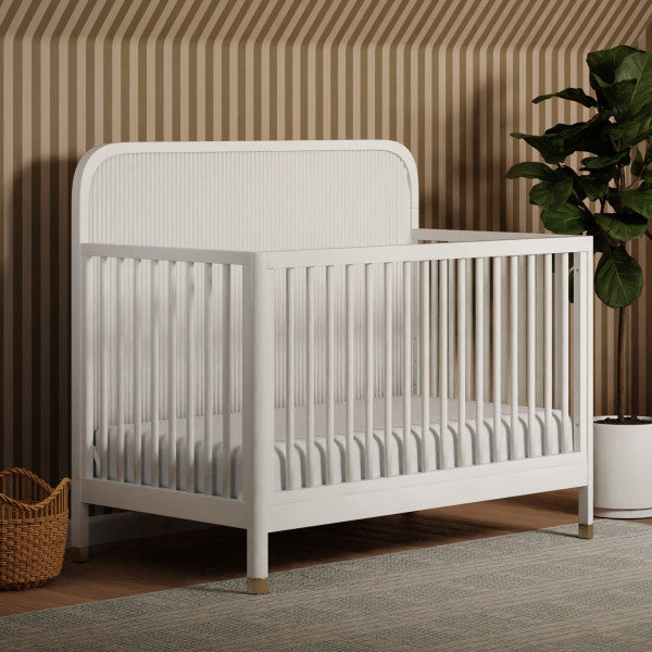 Namesake Brimsley Tambour 4-in-1 Convertible Crib - Warm White - Kid's Stuff Superstore