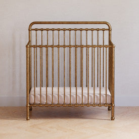 Namesake Winston 4-in-1 Convertible Mini Crib - Vintage Gold - Kid's Stuff Superstore
