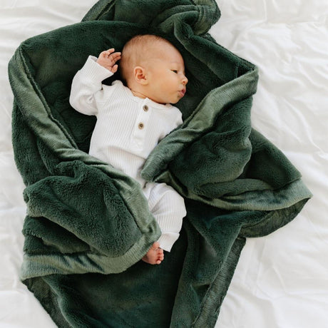 Saranoni Luxury Blanket - Hunter Green Lush - Kid's Stuff Superstore