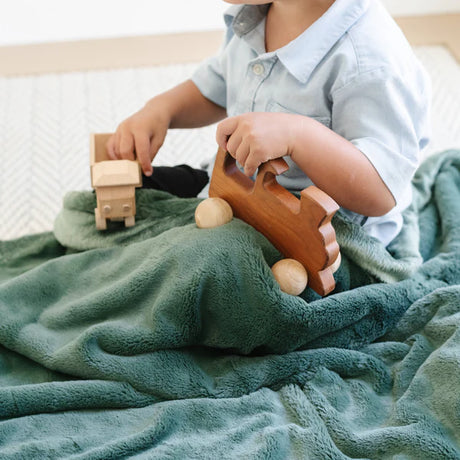 Saranoni Luxury Blanket - Hunter Green Lush - Kid's Stuff Superstore