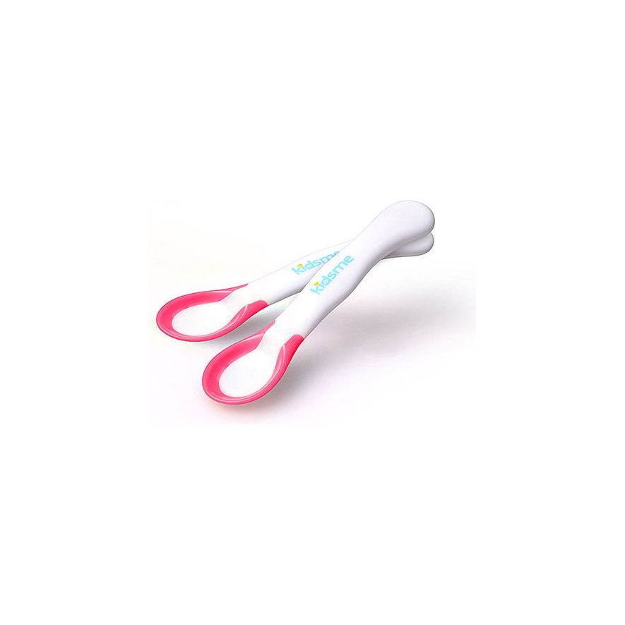 Kidsme Just Right Temperature Spoon Set - Pink - Kid's Stuff Superstore