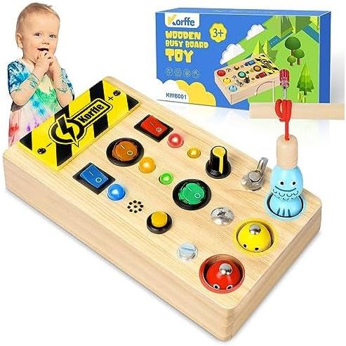 Wooden Busy Board Toy - Kid's Stuff Superstore