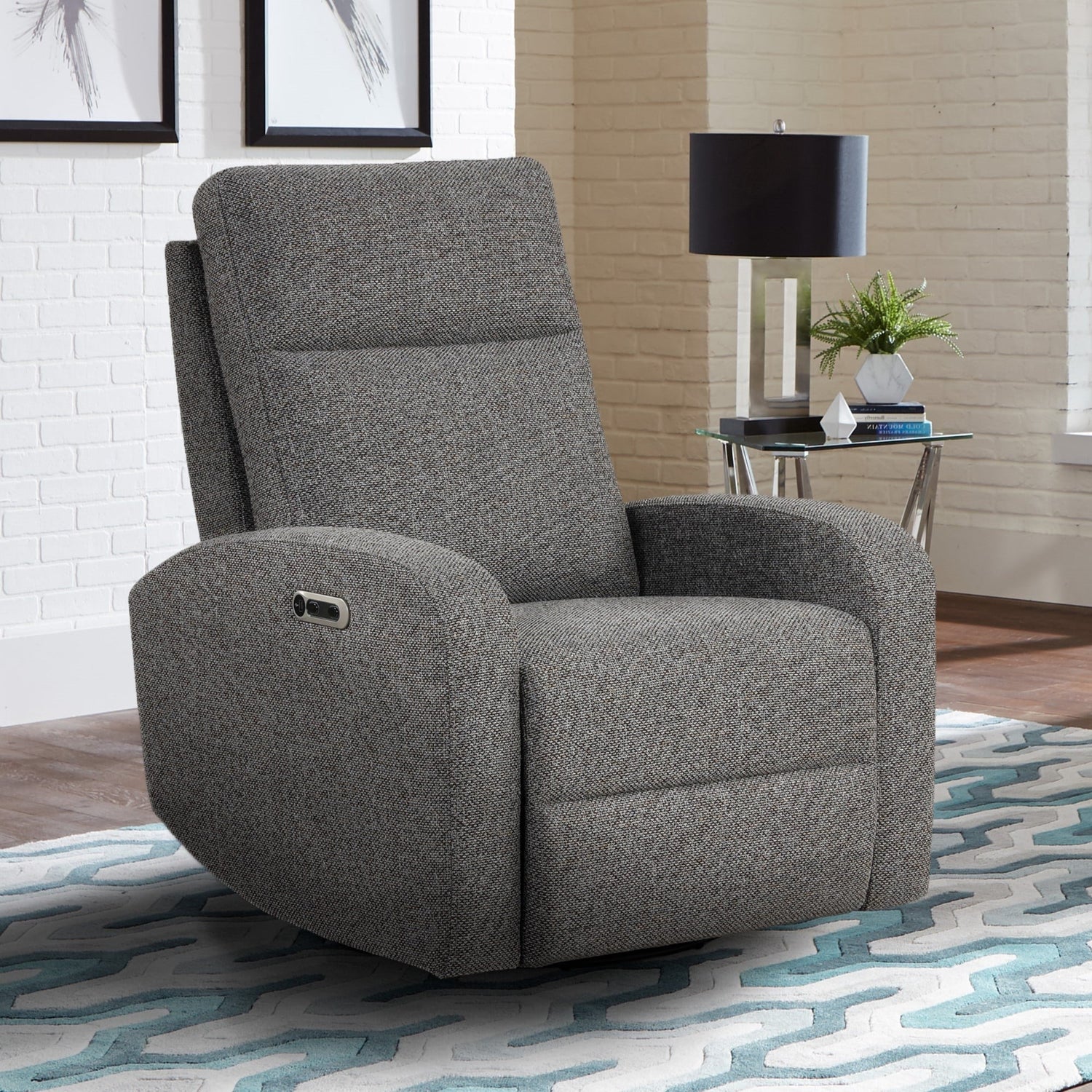 Brixy Milan Power Recliner - Natural Beauty Grey - Kid's Stuff Superstore