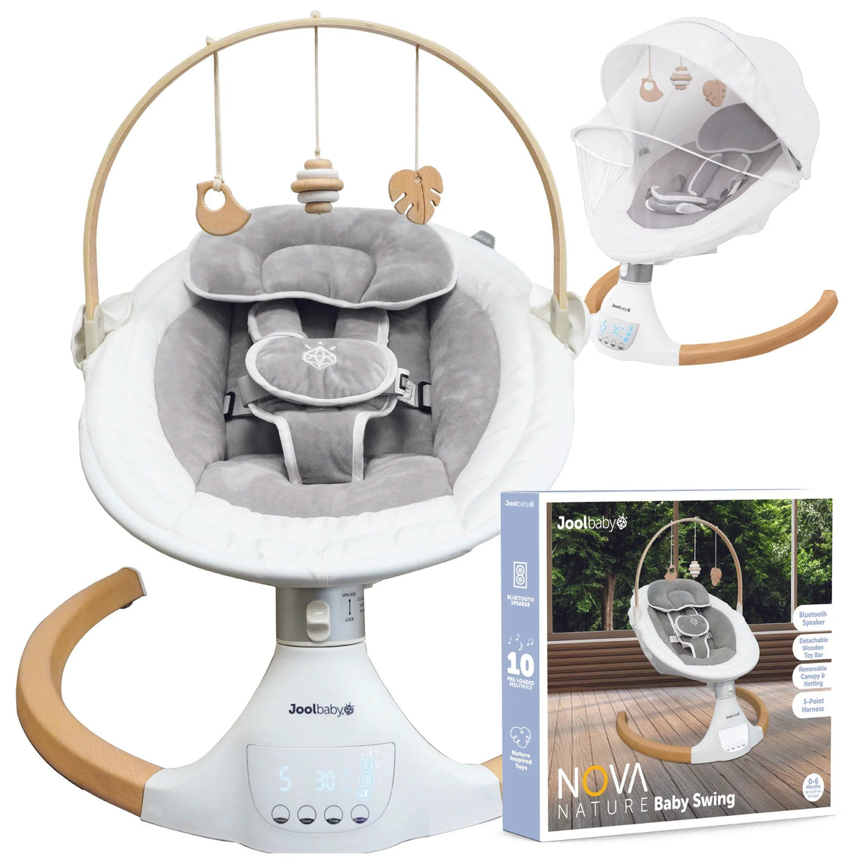 Jool Baby Nova Baby Swing - Nature - Kid's Stuff Superstore