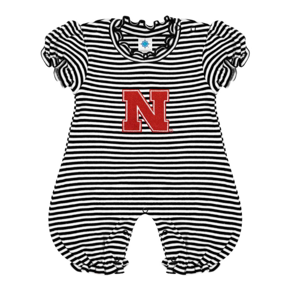 Huskers Bubble Romper Stripes - Kid's Stuff Superstore